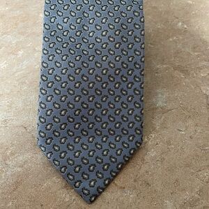 Luciano Barbera Charcoal Patterned Tie